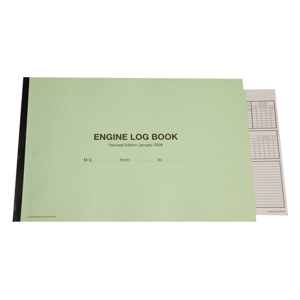 Book & quot; Engine Log Book & quot;