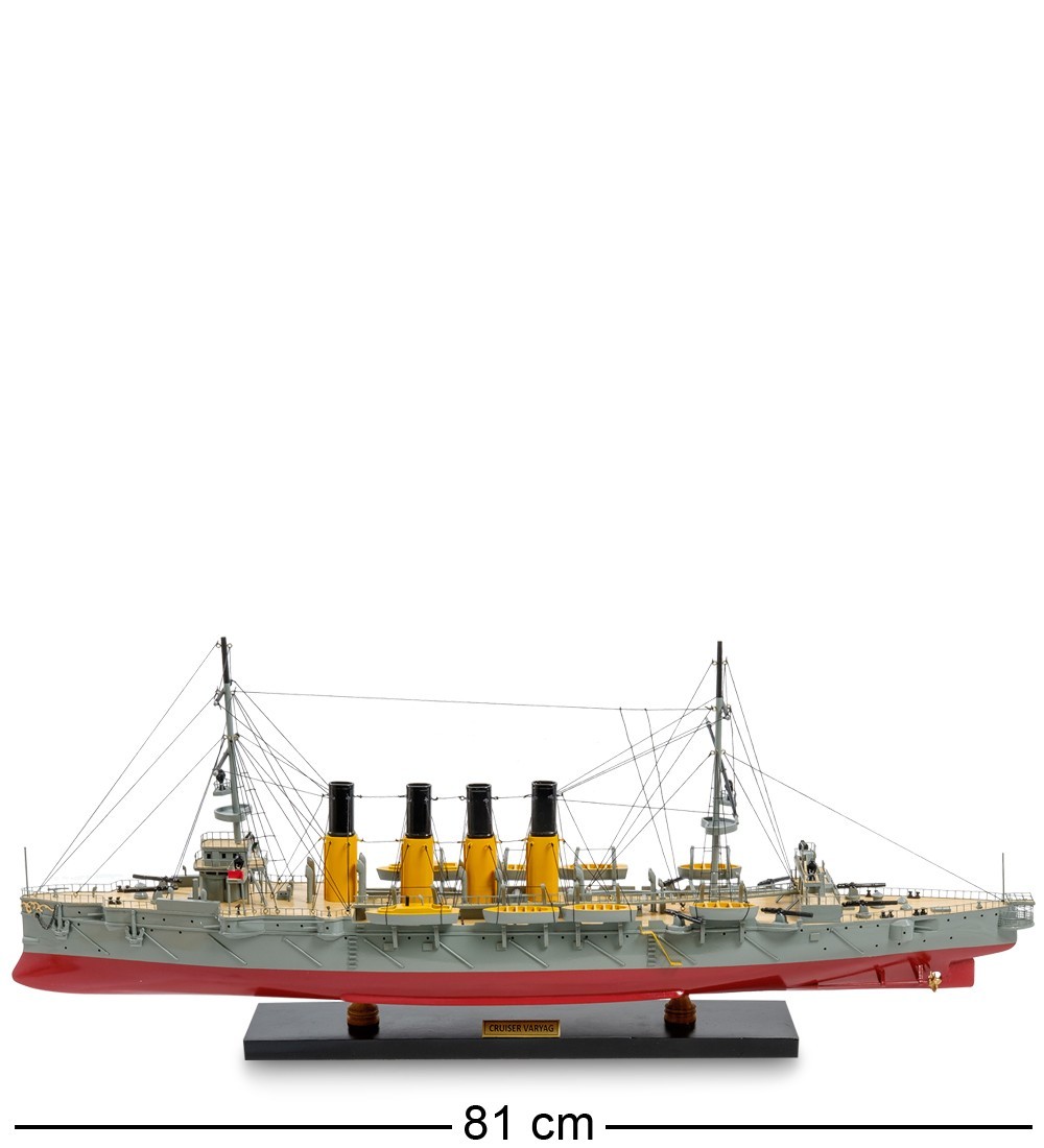 Model of the Russian cruiser 1901. & quot; Varyag & quot;