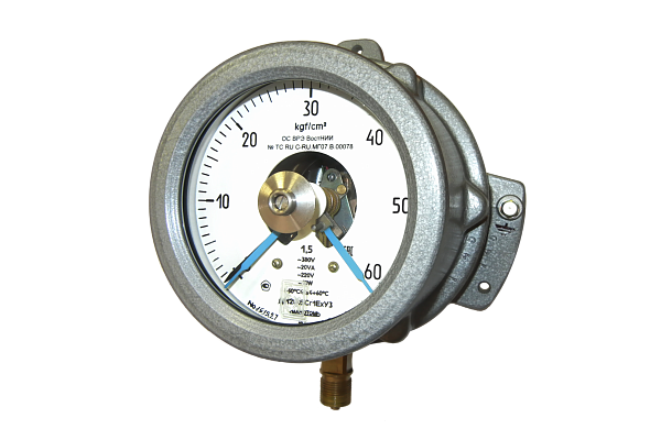 Electrical contact manometers
