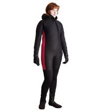Diving diving suit GKVS-1SO with hermetically sealed zipper, with 2 valves